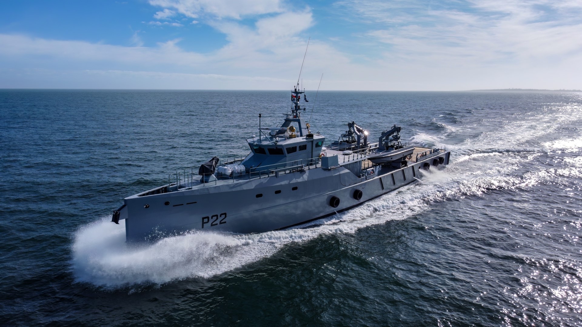 SA Naval vessel Cape Town port drone photography