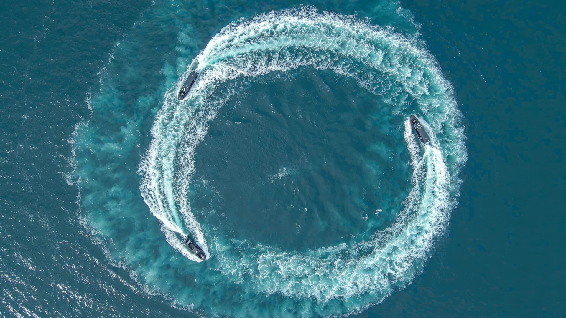 Navy Military Support ship aerial view Cape Town